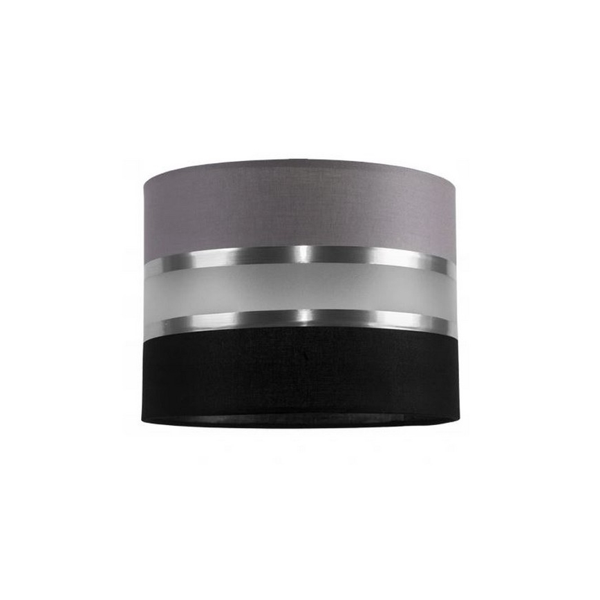 Kronleuchter an Schnur CORAL 3xE27/60W/230V schwarz und grau