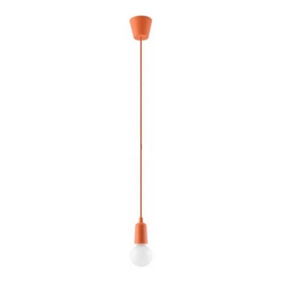 Kronleuchter an Schnur DIEGO 1xE27/60W/230V orange