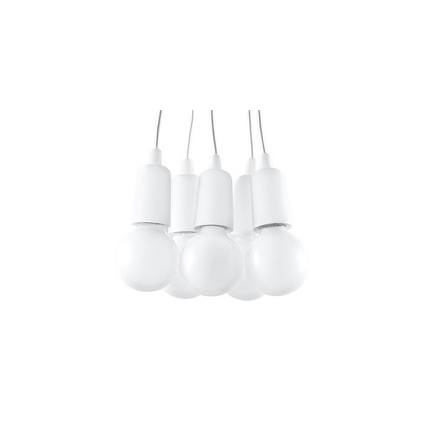 Kronleuchter an Schnur DIEGO 5xE27/60W/230V