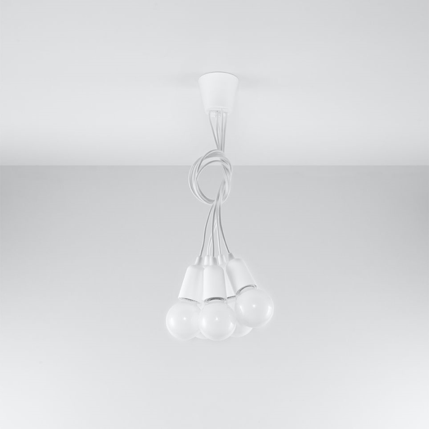 Kronleuchter an Schnur DIEGO 5xE27/60W/230V