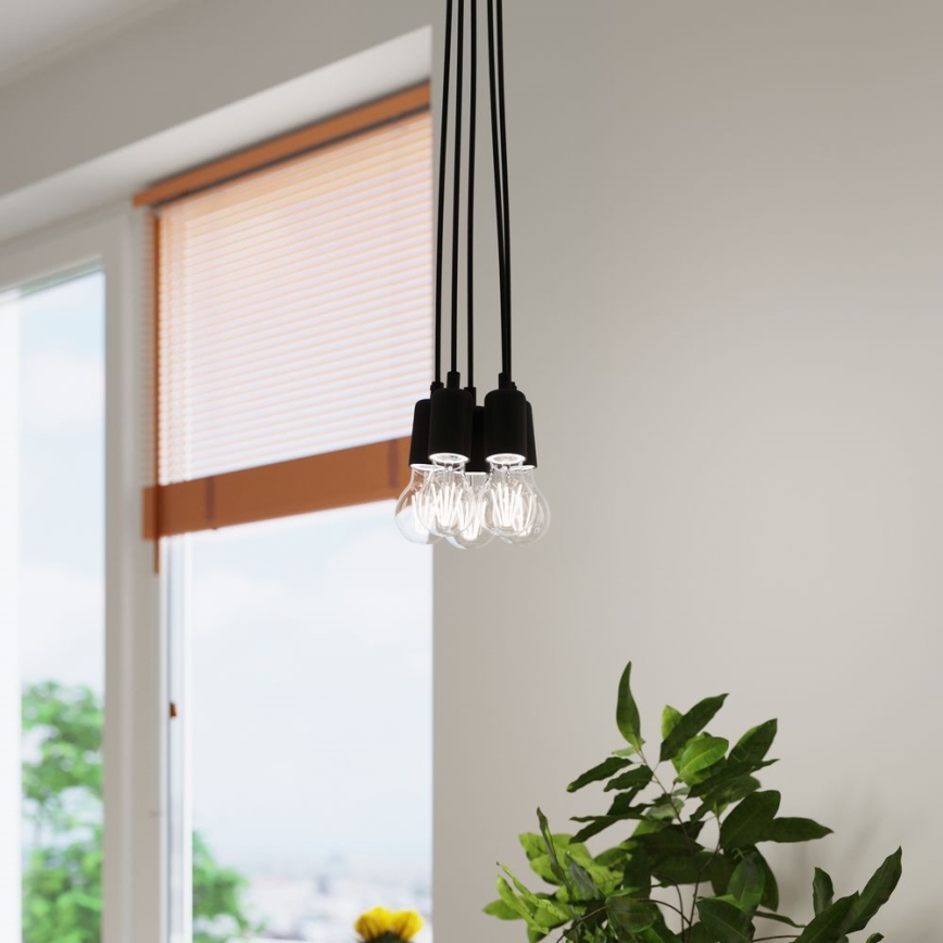 Kronleuchter an Schnur DIEGO 5xE27/60W/230V
