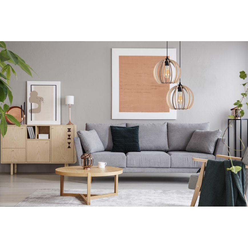 Kronleuchter an Schnur DORO 2xE27/60W/230V