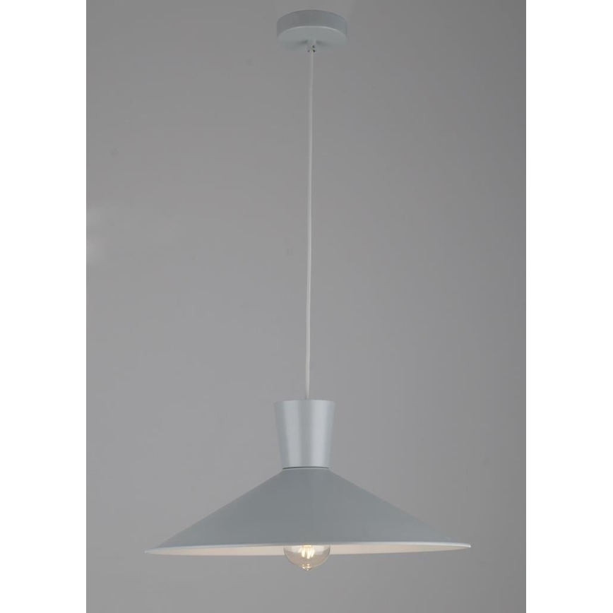Kronleuchter an Schnur ELISTA 1xE27/60W/230V grau