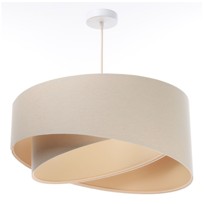 Kronleuchter an Schnur GALAXY 1xE27/60W/230V beige