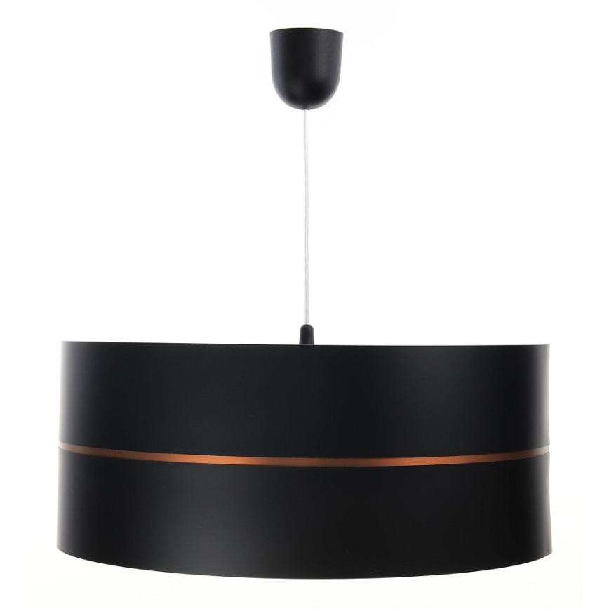 Kronleuchter an Schnur GLAM HOME 1xE27/60W/230V d. 40 cm schwarz