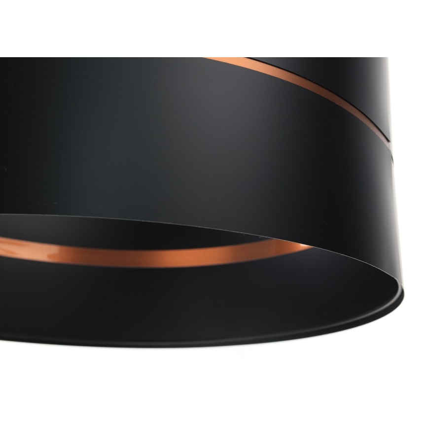 Kronleuchter an Schnur GLAM HOME 1xE27/60W/230V d. 40 cm schwarz