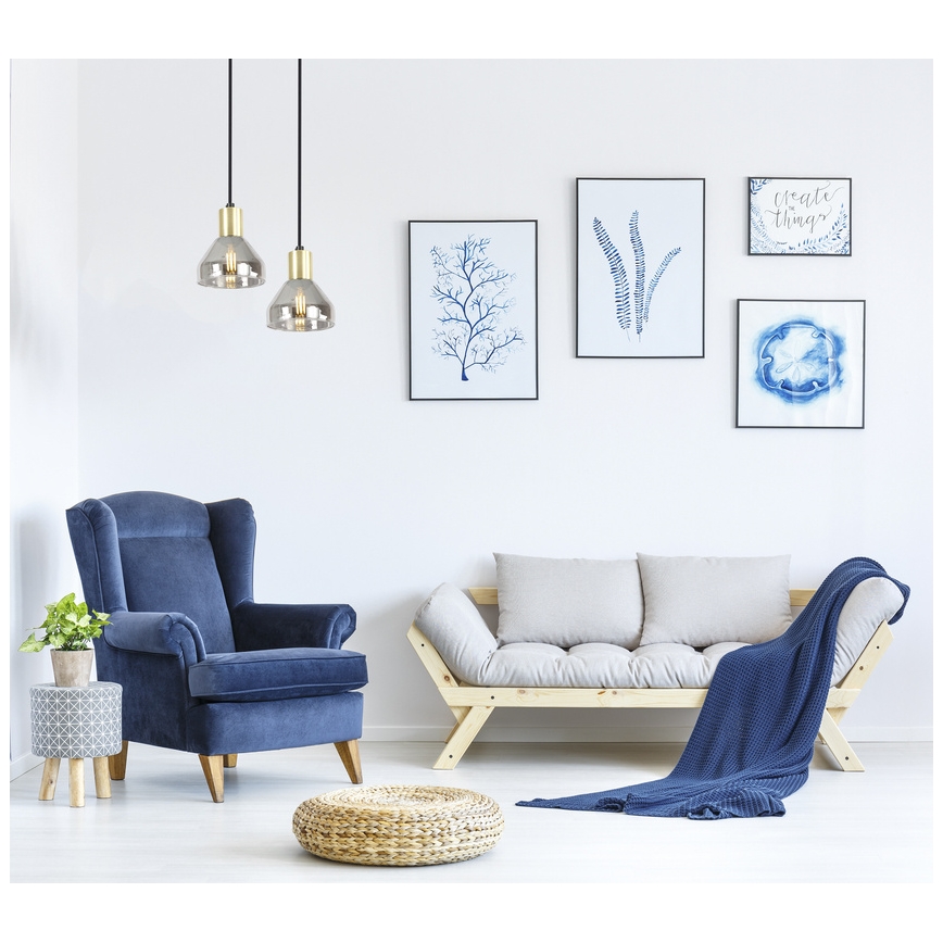 Kronleuchter an Schnur GREGORY 1xE14/40W/230V