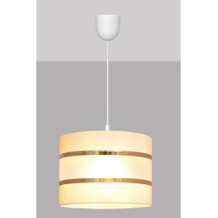 Kronleuchter an Schnur HELEN 1xE27/15W/230V cremig