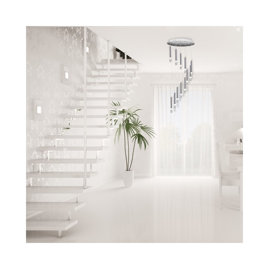 Kronleuchter an Schnur ICE 12xLED/1W/230V