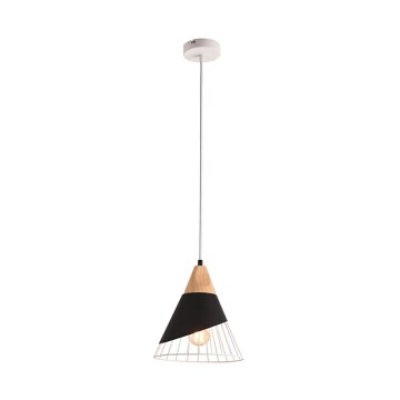 Kronleuchter an Schnur IRIS 1x E27/40W/230V schwarz