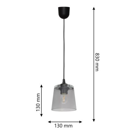 Kronleuchter an Schnur LUCEA 1xE27/15W/230V