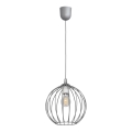 Kronleuchter an Schnur MERCURE 1xE27/15W/230V grau