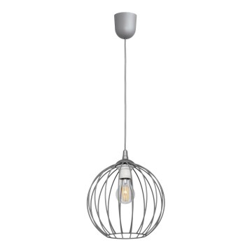 Kronleuchter an Schnur MERCURE 1xE27/15W/230V grau