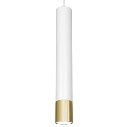Kronleuchter an Schnur NEST 3xGU10/8W/230V weiß/gold