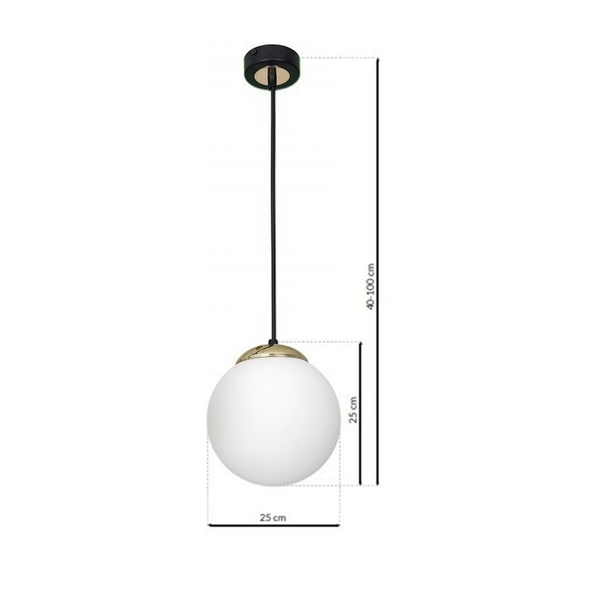 Kronleuchter an Schnur SPARTA 1xE27/60W/230V