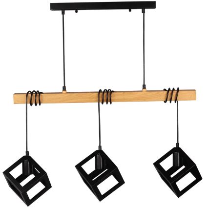 Kronleuchter an Schnur SWEDEN 3xE27/20W/230V