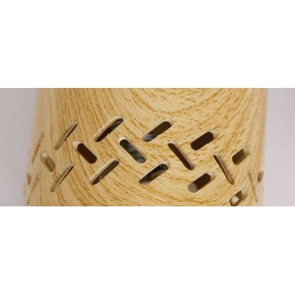 Kronleuchter an Schnur TUBO 3xGU10/25W/230V Holz