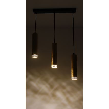 Kronleuchter an Schnur TUBO 3xGU10/25W/230V