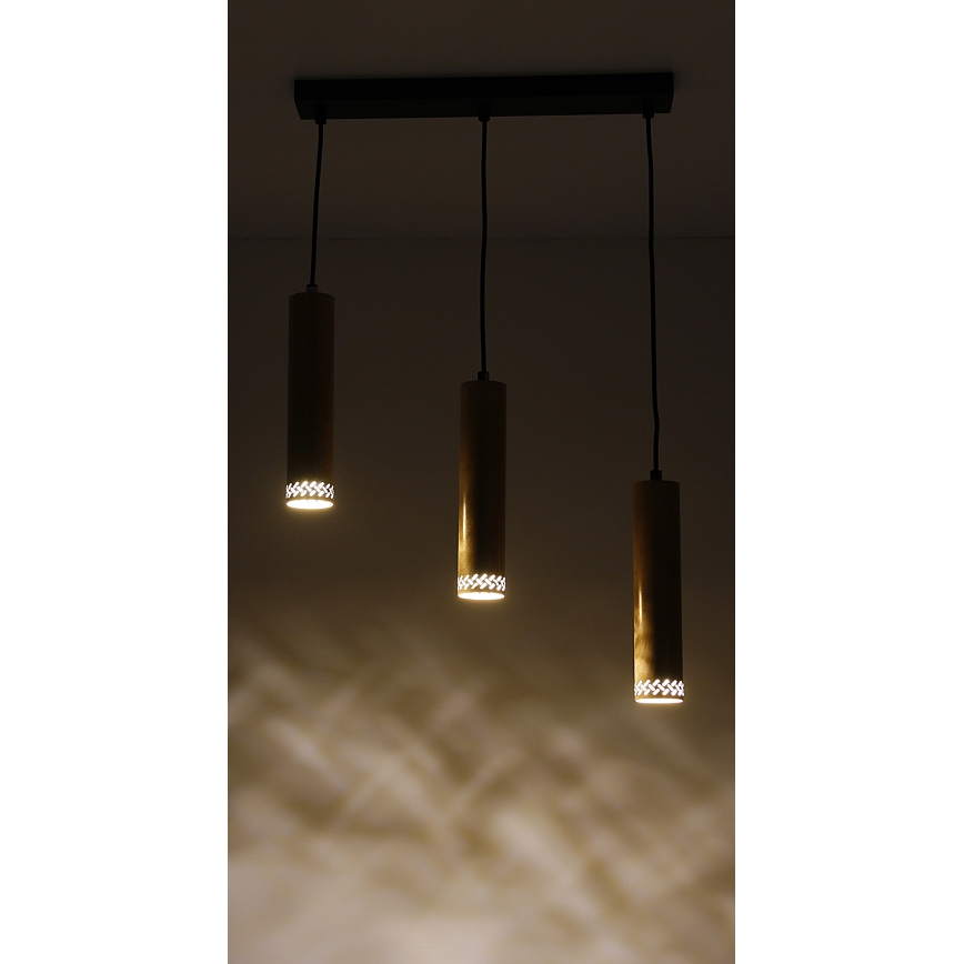 Kronleuchter an Schnur TUBO 3xGU10/25W/230V