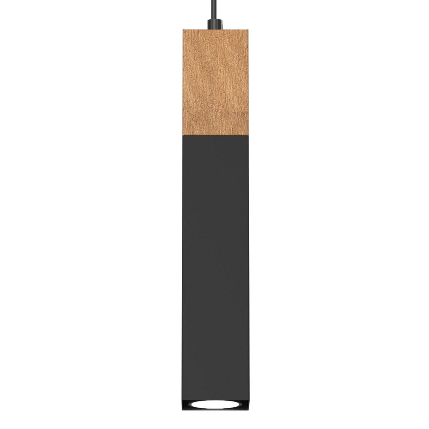 Kronleuchter an Schnur TULUM 3xGU10/60W/230V schwarz