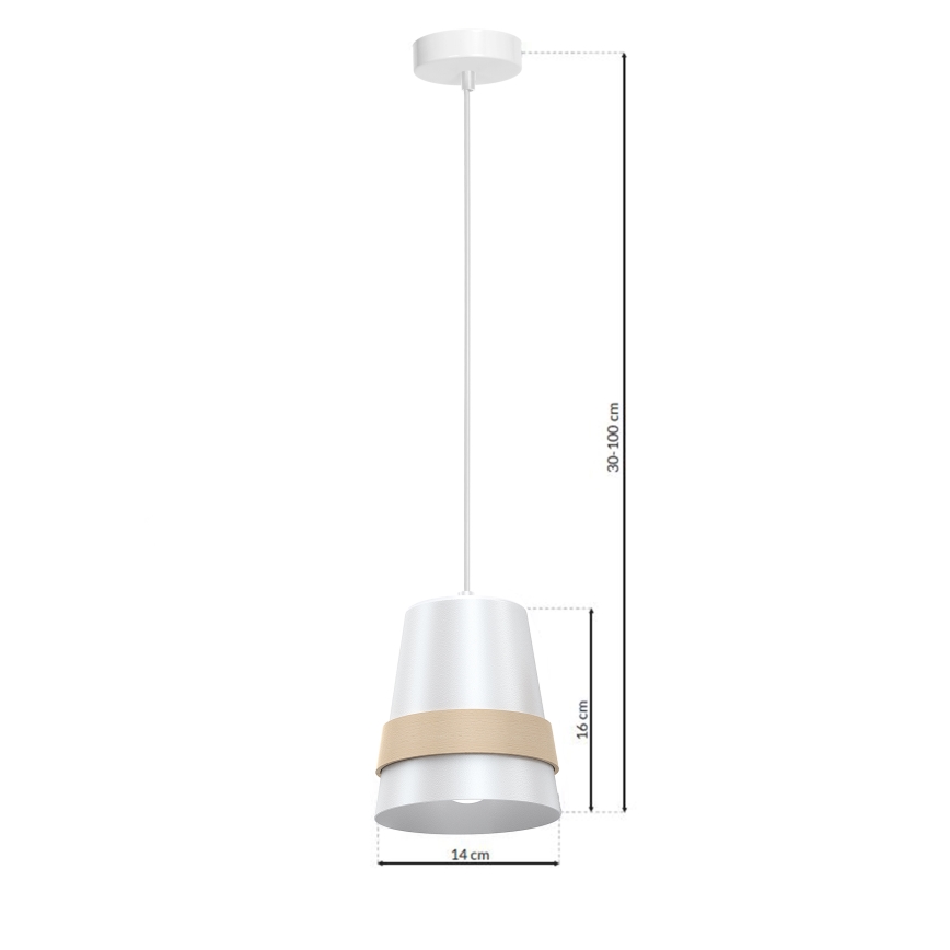 Kronleuchter an Schnur VENEZIA 1xE27/60W/230V