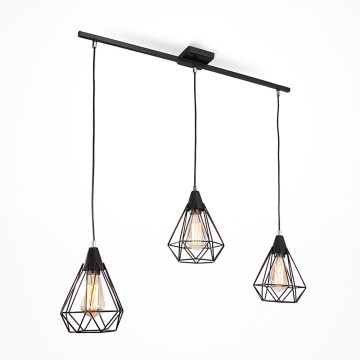 Kronleuchter auf der Litze DIAMOND 3xE27/60W/230V 83 cm