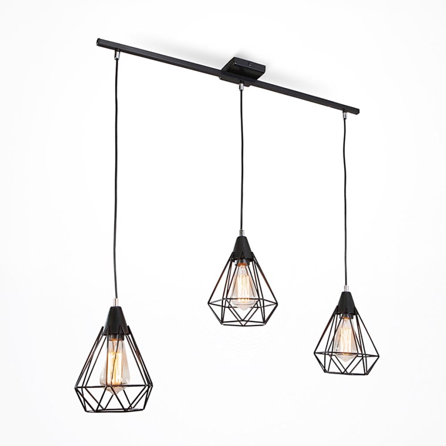 Kronleuchter auf der Litze DIAMOND 3xE27/60W/230V 83 cm
