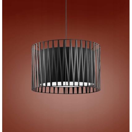 Kronleuchter auf der Litze HARMONY BLACK 3xE27/60W/230V