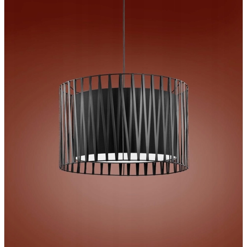Kronleuchter auf der Litze HARMONY BLACK 3xE27/60W/230V