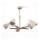 Kronleuchter auf der Stange KALITHEA 5xE27/60W/230V beige