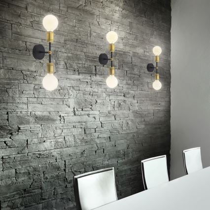 TK Lighting 1902 - Kronleuchter auf der Stange RETRO 2xE27/60W/230V