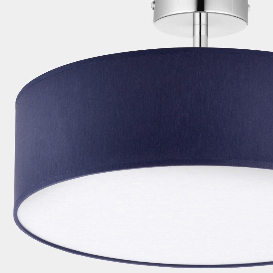 Kronleuchter auf Stange RONDO 4xE27/15W/230V d. 40 cm blau