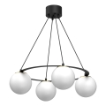 Kronleuchter BALLO 4xE27/15W/230V schwarz/weiß