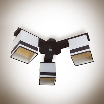 Kronleuchter GRANADA 3xE27/60W/230V braun