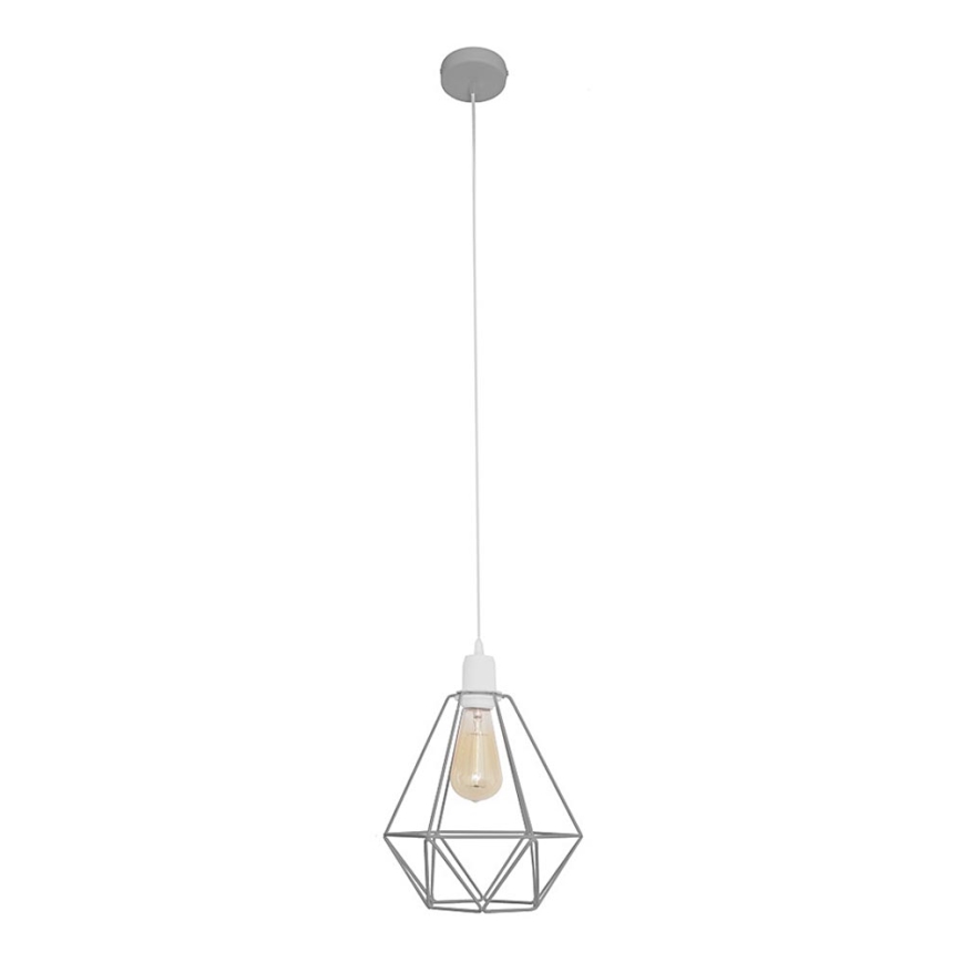 Kronleuchter KARO 1xE27/15W/230V grau