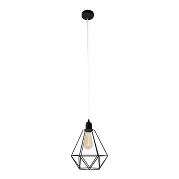 Kronleuchter KARO 1xE27/15W/230V schwarz
