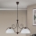 Kronleuchter mit Kette RULA 2xE27/40W/230V weiß/bronze