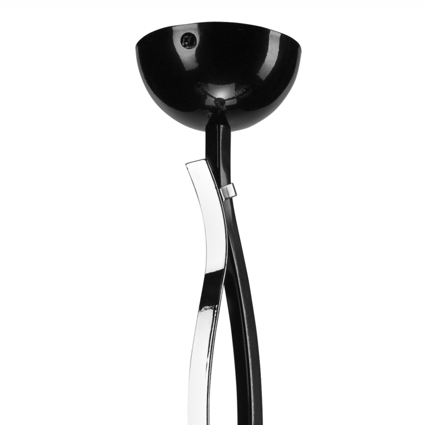 Kronleuchter on a pole PAULA 3xE27/60W/230V schwarz