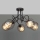 Kronleuchter OXFORD 5xE27/15W/230V schwarz