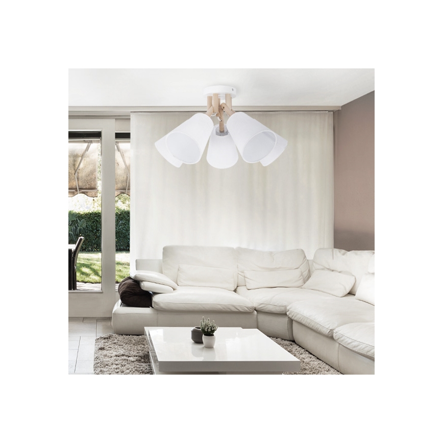 Kronleuchter VAIO WHITE 3xE27/60W/230V