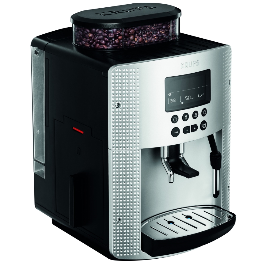 Krups - Automatische Kaffeemaschine ESSENTIAL 1450W/230V silbern