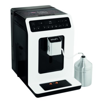 Krups - Automatische Kaffeemaschine mit Milchbehälter EVIDENCE 1450W/230V weiß