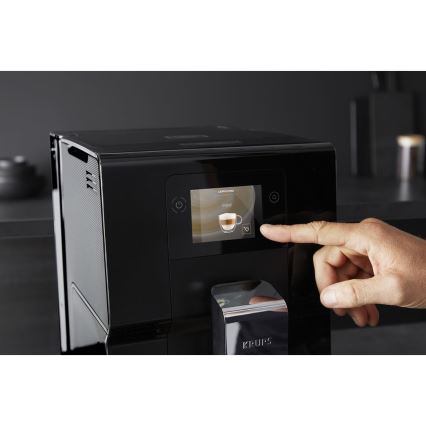 Krups - Automatische Kaffeemaschine mit Milchbehälter INTUITION PREFERENCE 1450W/230V schwarz