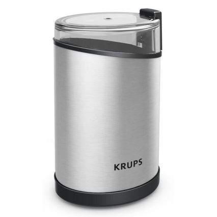 Krups - Elektrische Kaffeebohnenmühle 85g FAST-TOUCH 200W/230V matt Chrom