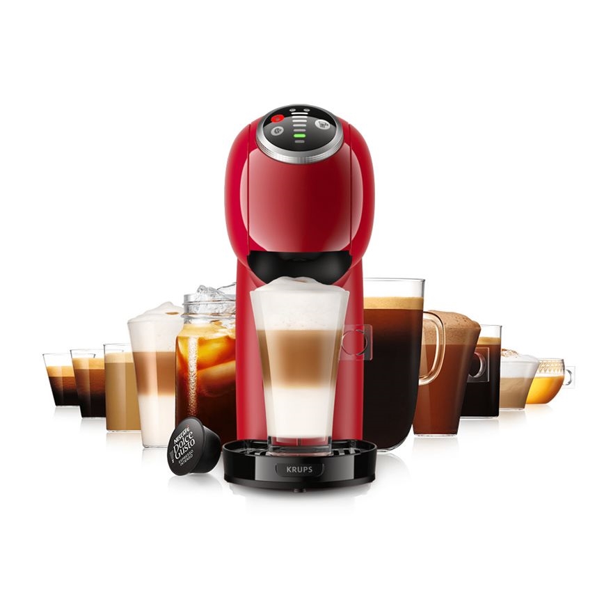 Krups - Kaffeekapselmaschine NESCAFÉ DOLCE GUSTO GENIO S PLUS 1500W rot