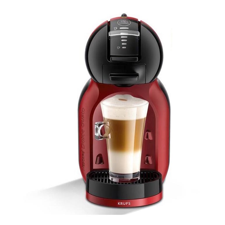 Krups - Kapsel-Kaffeemaschine NESCAFÉ DOLCE GUSTO MINI ME 1500W/230V rot/schwarz