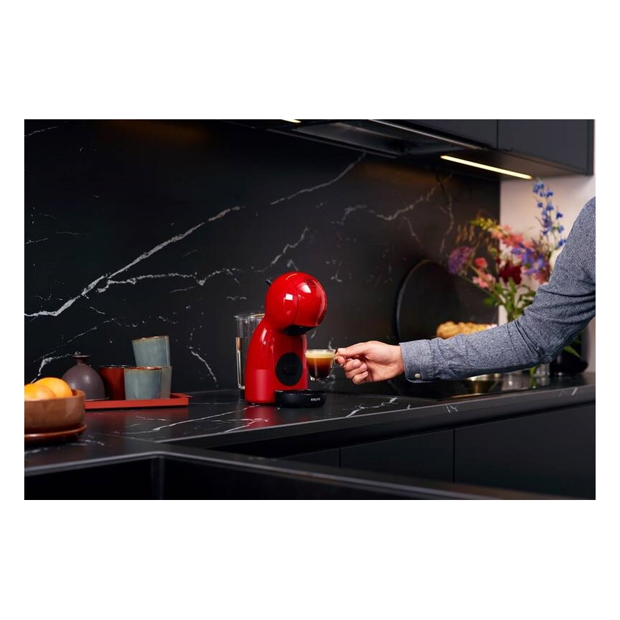 Krups - Kapsel-Kaffeemaschine NESCAFÉ DOLCE GUSTO PICCOLO XS 1600W rot