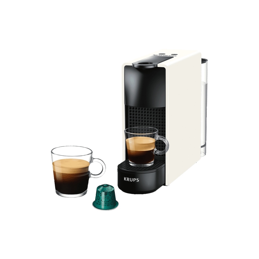 Krups - Kapsel-Kaffeemaschine NESPRESSO Essenza mini 1310W/230V weiß