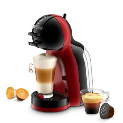 Krups - Kapselkaffeemaschine NESCAFÉ DOLCE GUSTO MINI ME 1500W/230V rot/schwarz