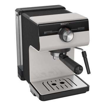 Krups - Siebträger-Kaffeemaschine für zwei Tassen AUTHENTIC 1450W/230V grau